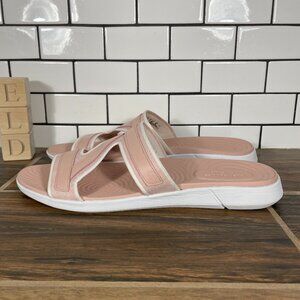 Hush Puppies Willa Knit Slide Womens Size 12 Shoes Pale Rose Bounce Plus Sandals